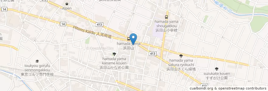 Mapa de ubicacion de ジョナサン en Japan, 東京都, 杉並区.
