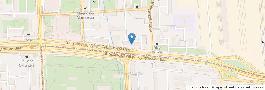 Mapa de ubicacion de Росгосстрах Банк en Rusland, Centraal Federaal District, Moskou, Северо-Восточный Административный Округ, Район Марьина Роща.