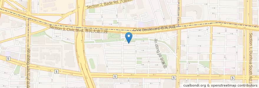 Mapa de ubicacion de 台北市召會第51聚會所 en 臺灣, 新北市, 臺北市, 大安區.
