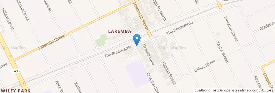 Mapa de ubicacion de Lakemba Post Office en Австралия, Новый Южный Уэльс, Canterbury-Bankstown Council, Sydney.