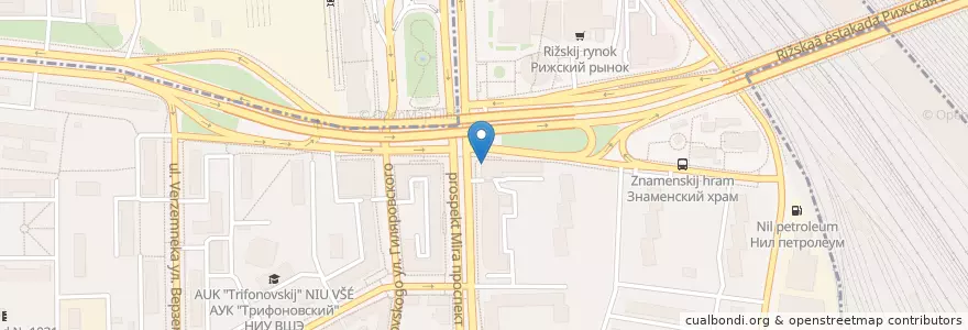 Mapa de ubicacion de ЛокоБанк en Russia, Central Federal District, Moscow, North-Eastern Administrative Okrug, Central Administrative Okrug, Meshchansky District.