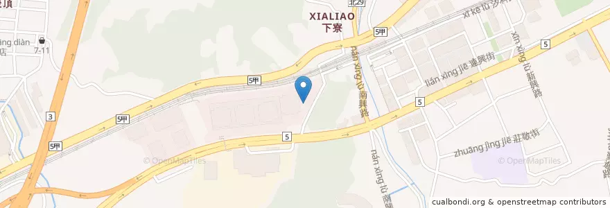 Mapa de ubicacion de 星巴克 en Taiwán, Nuevo Taipéi, Hsichih.