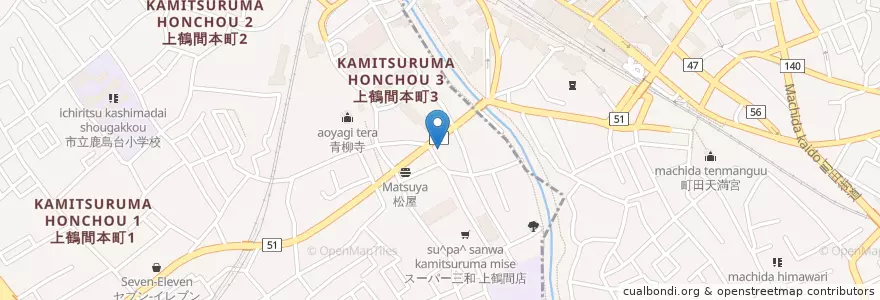 Mapa de ubicacion de ドトールコーヒーショップ en 日本, 東京都, 町田市, 南区.