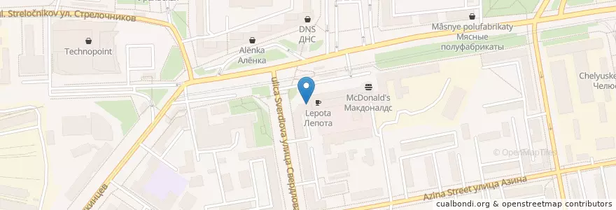 Mapa de ubicacion de Живика en Russia, Уральский Федеральный Округ, Свердловская Область, Городской Округ Екатеринбург.