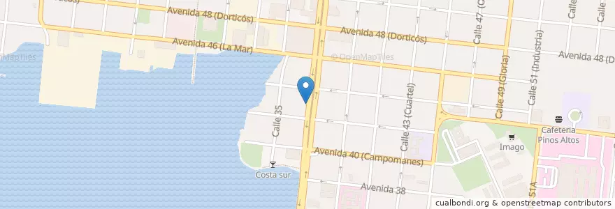 Mapa de ubicacion de Doña Nora en Cuba, Cienfuegos, Cienfuegos, Ciudad De Cienfuegos.