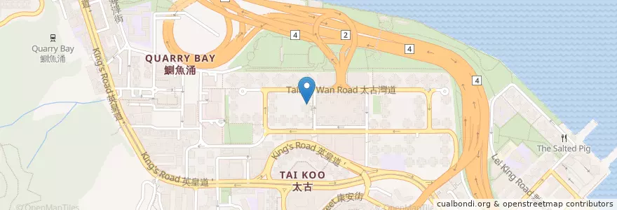 Mapa de ubicacion de Thai Pepper en 중국, 광둥성, 홍콩, 홍콩섬, 신제, 東區 Eastern District.