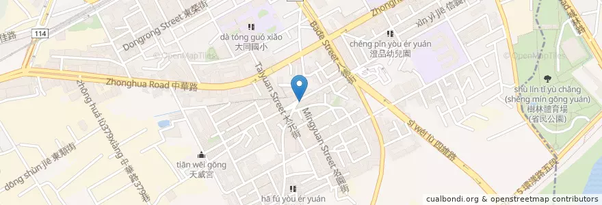 Mapa de ubicacion de 立酌小吃店 en 台湾, 新北市, 樹林区.