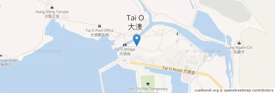 Mapa de ubicacion de 宣道會大澳堂 en Китай, Гонконг, Гуандун, Новые Территории, 離島區 Islands District.