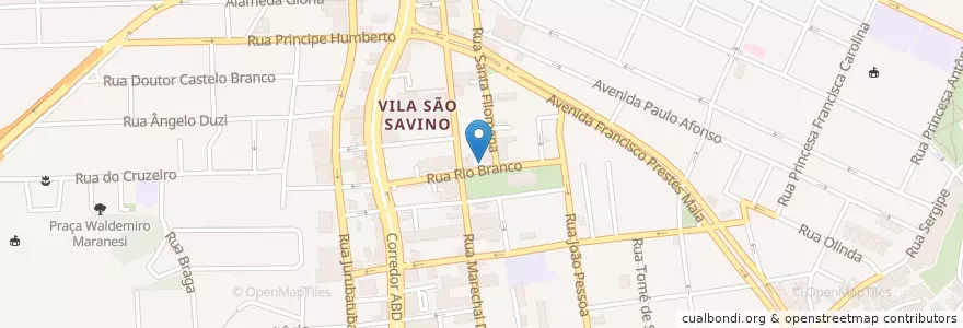 Mapa de ubicacion de Banco Pan en 巴西, 东南部, 圣保罗, Região Geográfica Intermediária De São Paulo, Região Metropolitana De São Paulo, Região Imediata De São Paulo, São Bernardo Do Campo.