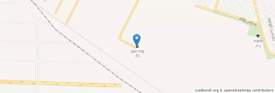Mapa de ubicacion de پمپ گاز en Irão, استان البرز, شهرستان کرج, بخش مرکزی شهرستان کرج, کمال آباد.