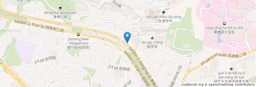 Mapa de ubicacion de 品鮨日式料理 en 臺灣, 新北市, 臺北市, 北投區.