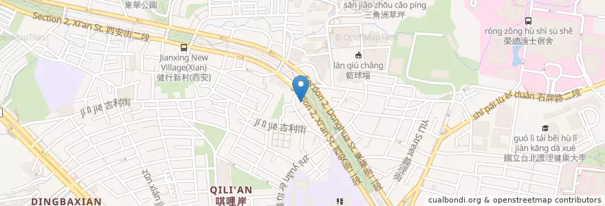 Mapa de ubicacion de 我家客家菜 en 타이완, 신베이 시, 타이베이시, 베이터우 구.