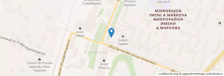 Mapa de ubicacion de Лилия en Rusia, Distrito Federal Central, Óblast De Moscú, Дмитровский Городской Округ.