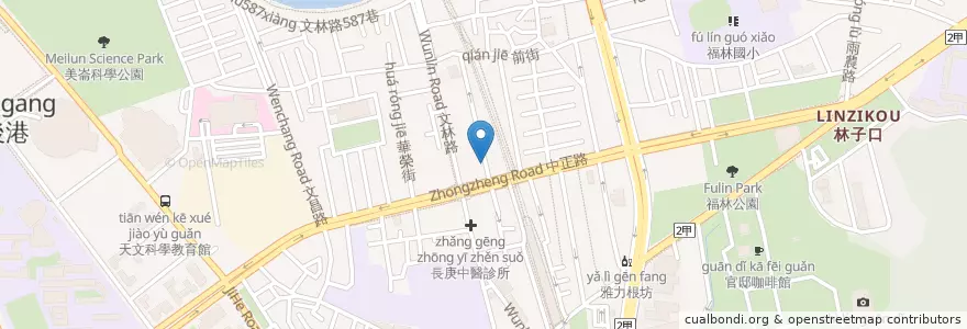 Mapa de ubicacion de 台北市召會第11聚會所 en 臺灣, 新北市, 臺北市, 士林區.