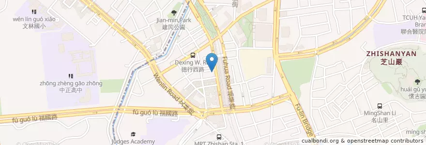 Mapa de ubicacion de 洪樓小館 en Taïwan, Nouveau Taipei, Taipei, District De Shilin.