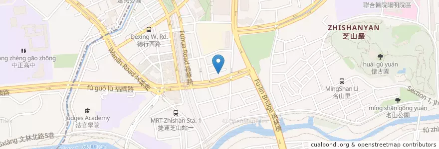 Mapa de ubicacion de Top電競館 en 台湾, 新北市, 台北市, 士林区.