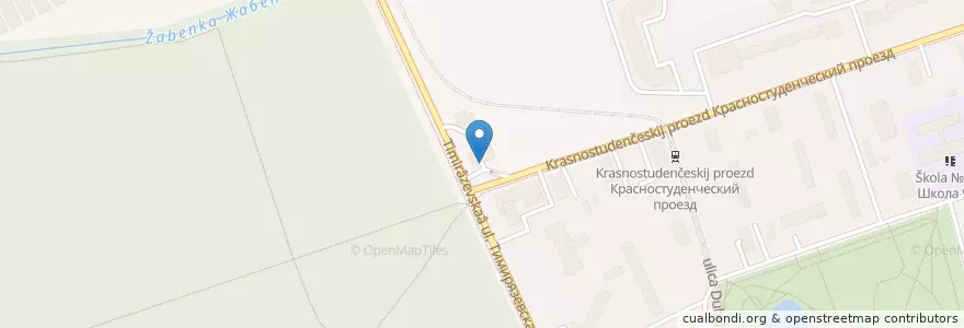 Mapa de ubicacion de Роснефть en Rusia, Distrito Federal Central, Москва, Северный Административный Округ, Тимирязевский Район.