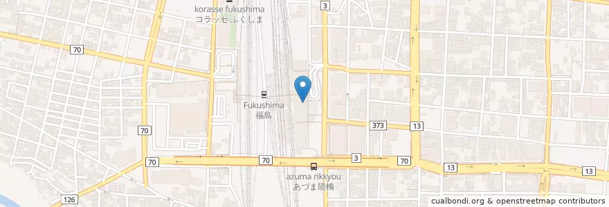 Mapa de ubicacion de DOUTOR en 日本, 福島県, 福島市.