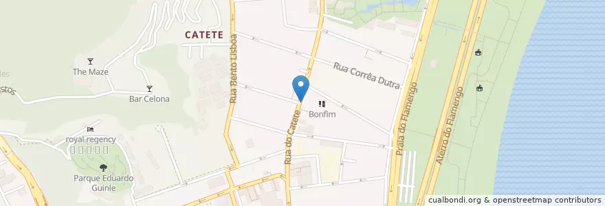Mapa de ubicacion de UFRJ - Faculdade de Direito en 브라질, 남동지방, 리우데자네이루, Região Metropolitana Do Rio De Janeiro, Região Geográfica Imediata Do Rio De Janeiro, Região Geográfica Intermediária Do Rio De Janeiro, 리우데자네이루.