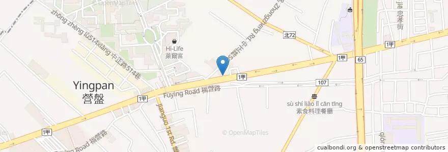 Mapa de ubicacion de 捷運輔大站(4號出口) en Tayvan, 新北市, 新莊區.