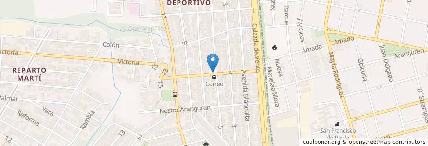 Mapa de ubicacion de 4 y 5 en 古巴, La Habana, Cerro.