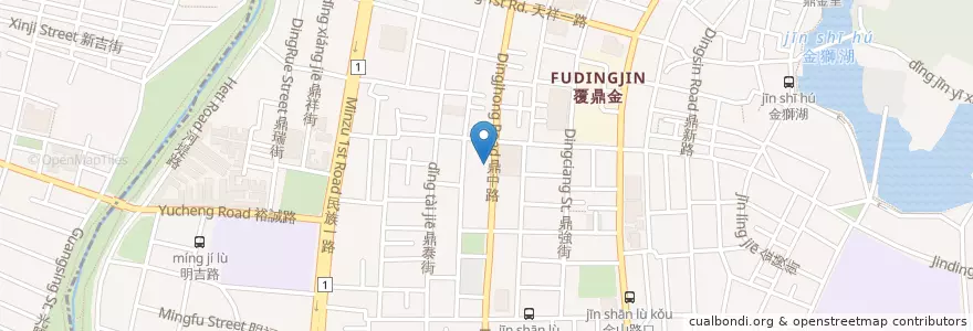 Mapa de ubicacion de 一番滷味 en 臺灣, 高雄市, 三民區.