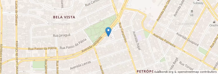 Mapa de ubicacion de Panvel en برزیل, منطقه جنوب برزیل, ریو گرانده جنوبی, Região Metropolitana De Porto Alegre, Região Geográfica Intermediária De Porto Alegre, Região Geográfica Imediata De Porto Alegre, پورتو الگره.