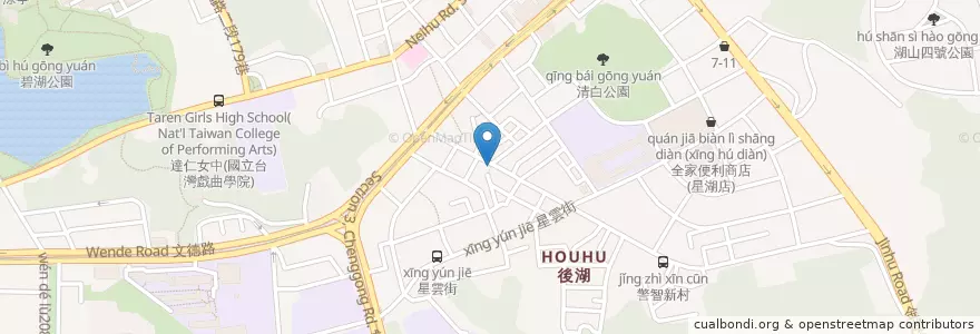 Mapa de ubicacion de 思恩堂 en Taiwán, Nuevo Taipéi, Taipéi, 內湖區.