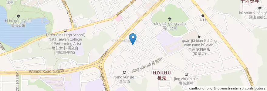 Mapa de ubicacion de 派克2 en Taiwan, 新北市, Taipei, 內湖區.