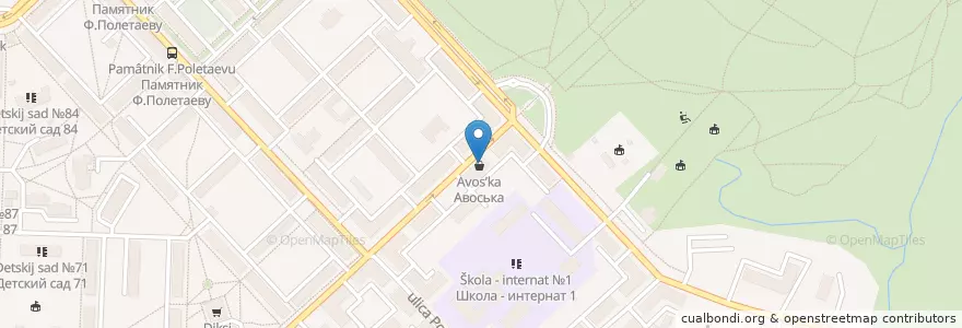 Mapa de ubicacion de Шаурма en Rusia, Distrito Federal Central, Óblast De Riazán, Городской Округ Рязань.