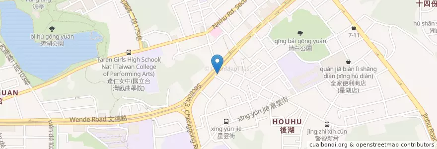 Mapa de ubicacion de 振興小兒科診所 en 臺灣, 新北市, 臺北市, 內湖區.
