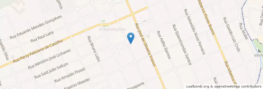 Mapa de ubicacion de Escola Municipal en 브라질, 남부지방, 파라나, Região Geográfica Intermediária De Curitiba, Região Metropolitana De Curitiba, Microrregião De Curitiba, 쿠리치바.