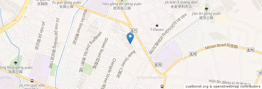 Mapa de ubicacion de 麥當勞 en Tayvan, 新北市, 新莊區.