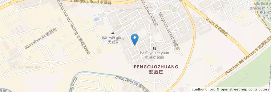 Mapa de ubicacion de 獅王兒童學苑 en Taïwan, Nouveau Taipei, Shulin.