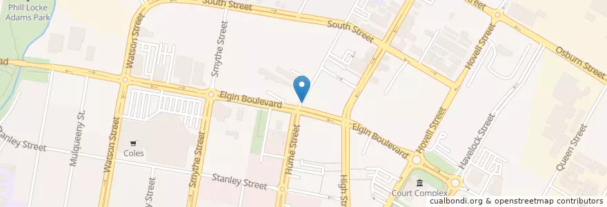 Mapa de ubicacion de Piccolo Pod en Австралия, Виктория, City Of Wodonga.
