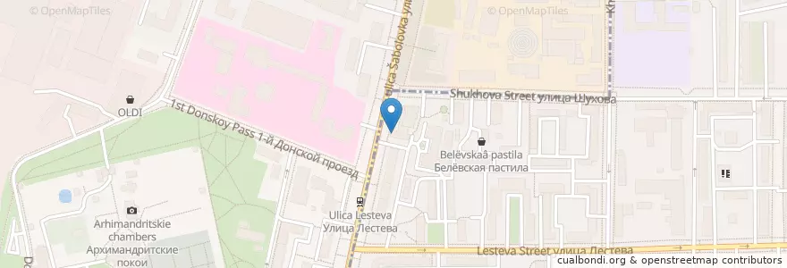 Mapa de ubicacion de I like bar en Rusland, Centraal Federaal District, Moskou, Южный Административный Округ, Донской Район.