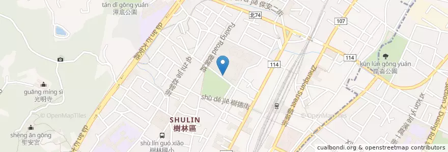 Mapa de ubicacion de SOHO義式餐廳 en Тайвань, Новый Тайбэй, 樹林區.