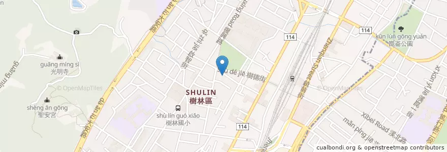 Mapa de ubicacion de 益芳西藥 en 台湾, 新北市, 樹林区.