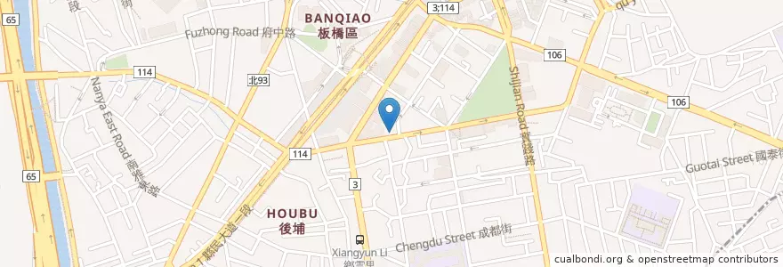 Mapa de ubicacion de 許世賓卓越產後護理之家 en تایوان, 新北市, 板橋區.
