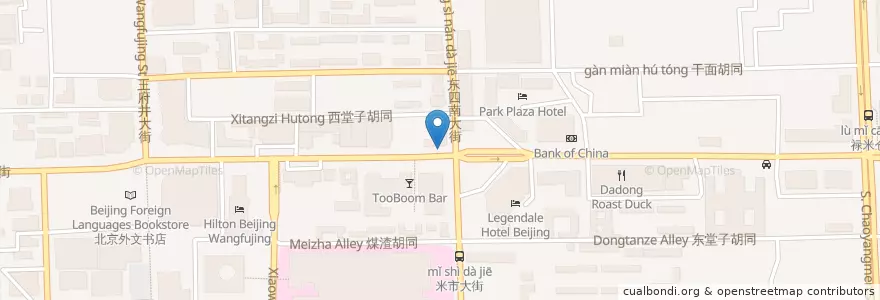 Mapa de ubicacion de Drunk en Chine, Pékin, Hebei, 东城区.