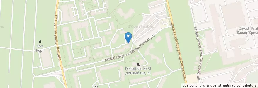 Mapa de ubicacion de Вет.клиника Доктора Никитина en Rusland, Centraal Federaal District, Oblast Koersk, Городской Округ Железногорск.