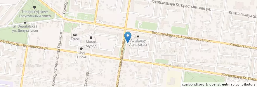 Mapa de ubicacion de Art-Smile en Russland, Föderationskreis Südrussland, Region Krasnodar, Adygeja, Городской Округ Майкоп.