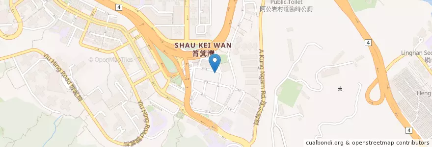 Mapa de ubicacion de 悅巴適 en 중국, 광둥성, 홍콩, 홍콩섬, 신제, 東區 Eastern District.