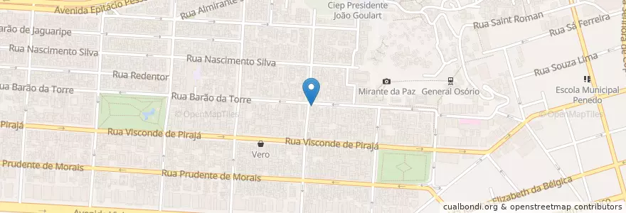 Mapa de ubicacion de Hospital Ipanema Plus en Brésil, Région Sud-Est, Rio De Janeiro, Região Metropolitana Do Rio De Janeiro, Região Geográfica Imediata Do Rio De Janeiro, Região Geográfica Intermediária Do Rio De Janeiro, Rio De Janeiro.