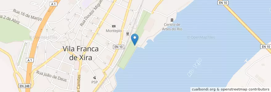 Mapa de ubicacion de Urban Garden en Португалия, Área Metropolitana De Lisboa, Лиссабон, Grande Lisboa, Vila Franca De Xira, Vila Franca De Xira.