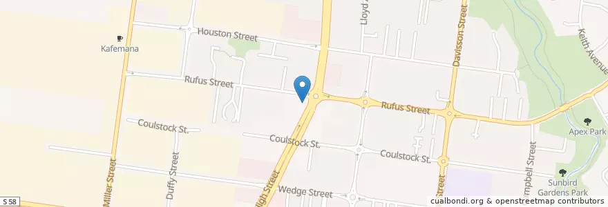 Mapa de ubicacion de Zoli Cafe en استرالیا, Victoria, City Of Whittlesea.