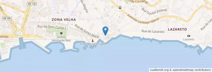 Mapa de ubicacion de Barreirinha Bar Café en 포르투갈.