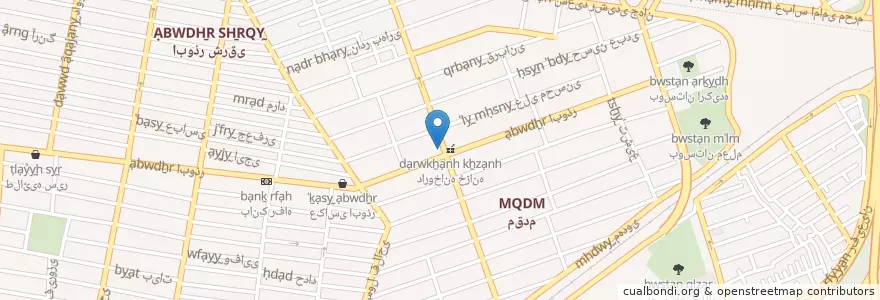 Mapa de ubicacion de کیلینیک تخصصی تصویربرداری دلیری en 이란, 테헤란, شهرستان تهران, 테헤란, بخش مرکزی شهرستان تهران.