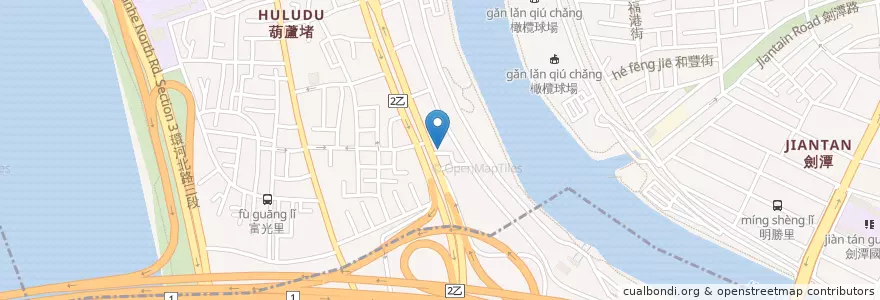 Mapa de ubicacion de 真耶穌教會大同教會 en 臺灣, 新北市, 臺北市, 士林區.