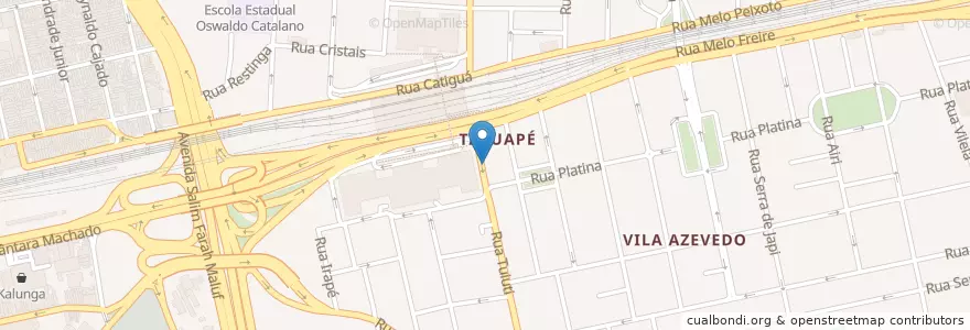 Mapa de ubicacion de Casa do Pastel en البَرَازِيل, المنطقة الجنوبية الشرقية, ساو باولو, Região Geográfica Intermediária De São Paulo, Região Metropolitana De São Paulo, Região Imediata De São Paulo, ساو باولو.